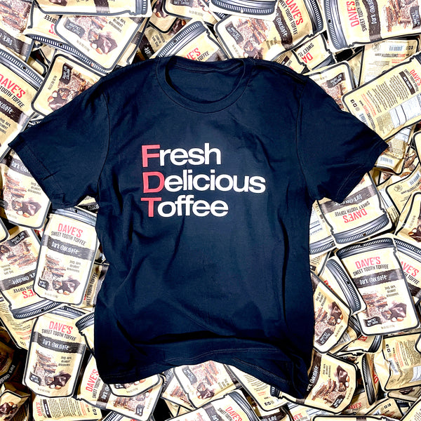 FDT Short Sleeve T-Shirt – Dave's Sweet Tooth Toffee