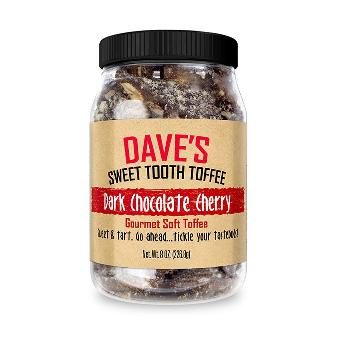 Dark Chocolate Cherry Toffee Best Toffee | Dave's Sweet Tooth Toffee