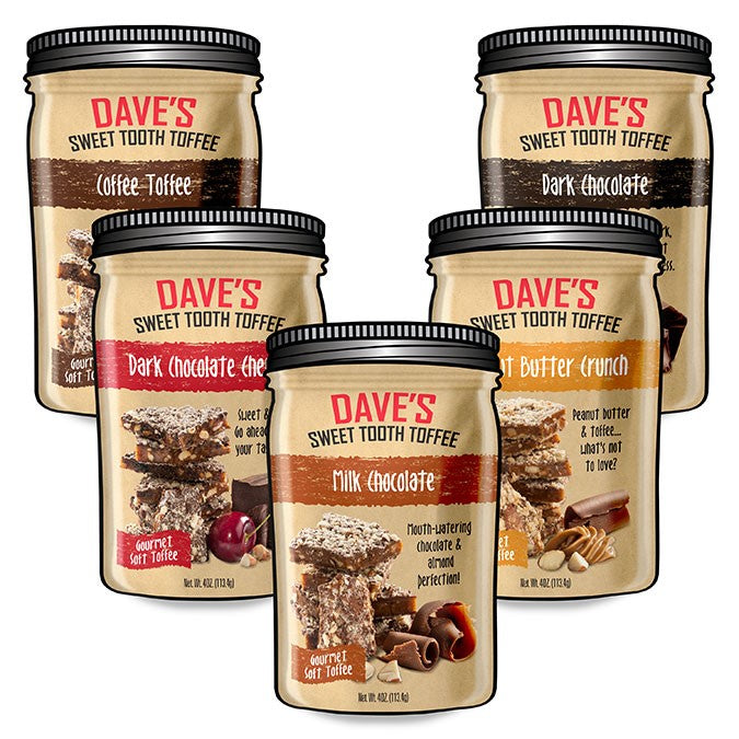 POUCH COLLECTION Best Toffee | Dave's Sweet Tooth Toffee